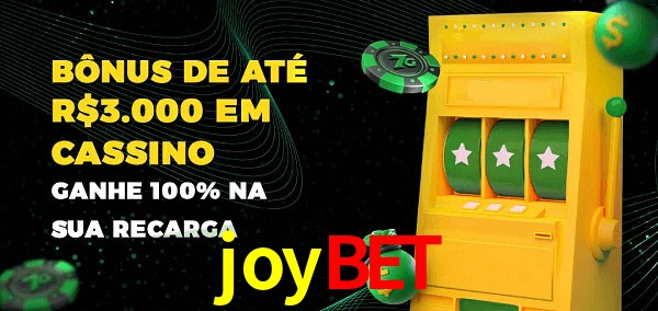 joybet melhor bônus de depósito